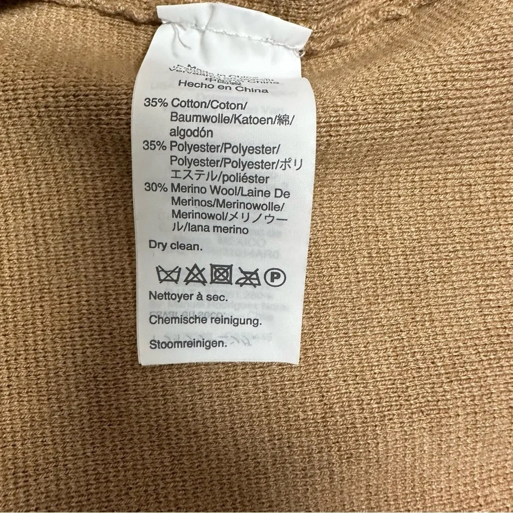 J Crew Juliette S open cardigan Sz XS cotton/wool/polyester blend